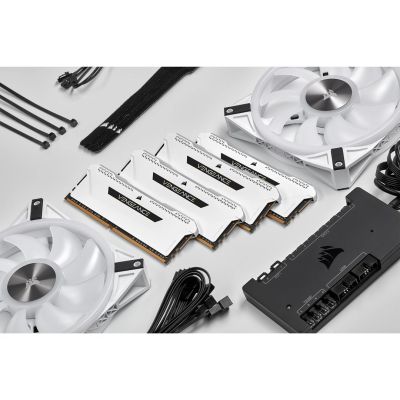 5. Corsair Vengeance RGB Pro CMH32GX4M2E3200C16W Arbeitsspeichermodul 32 GB (2x16 GB) DDR4 3200 MHz