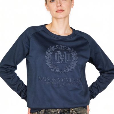 5. Maison Montaigne FIMOSAI NAVY MT LADY 016 Sweatshirt (RBMWW6411F/MM-MARINE)