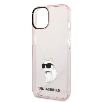 6. Karl Lagerfeld Ikonik Choupette Hülle für iPhone 14 – Rosa