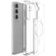 6. Spigen Ultra Hybrid Mag MagSafe Hülle für Samsung Galaxy S25 FE – Transparent und Weiß