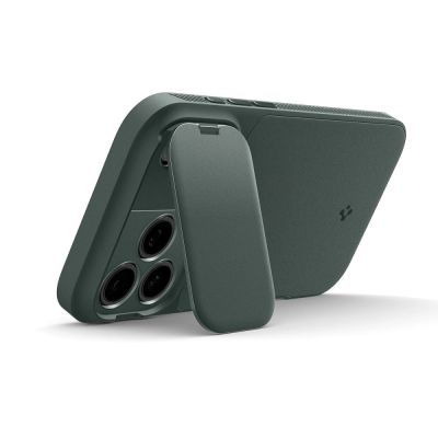 7. Spigen Optik Armor MagSafe Case für iPhone 17 Pro - Grün