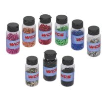 O-Ring-Kabelschutz, verpackt in 200er-Packungen pro Flasche.