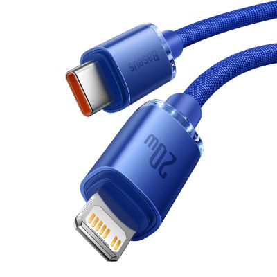 2. Baseus CAJY000203 Lightning – USB-C PD-Kabel 20 W 480 Mbit/s 1,2 m – blau
