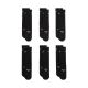 3. Nike Everyday Cush Crew Kindersocken 6 Paar Schwarz SX6910 010