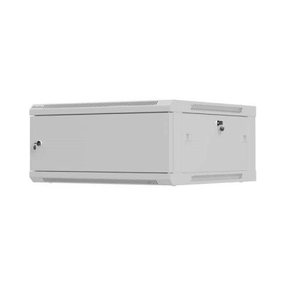 LANBERG Wandregalschrank 19" 4HE 600x600 GRAU METALLTÜR (BAUFLAUF)