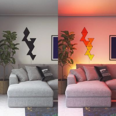 4. Nanoleaf Shapes Schwarze Mini-Dreiecke Erweiterungspackung (10 Paneele)