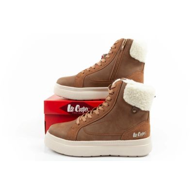 10. Lee Cooper Damen-Winterstiefel, gefüttert, leichte Lammfellstiefel