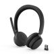 3. Lenovo ANC-Headset 6550, kabelloses Headset mit Kopfbügel, geeignet für Büro/Callcenter, USB Typ-C, Bluetooth, Schwarz