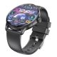 6. Rubicon RNCF35 SCHWARZES Damen-Smartwatch-Armband + Armband