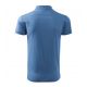 3. Malfini Single J. M MLI-20215 blaues Poloshirt