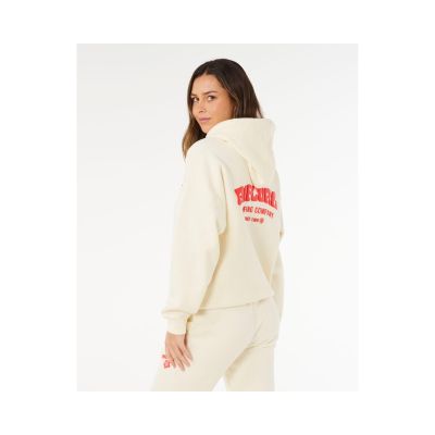 3. Damen RIP CURL Surf Puff Heritage Hoodie Beige