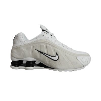 Nike Shox R4 Summit Damen-Sportschuhe in Weiß/Hellbraun/Beige - HQ7739-100
