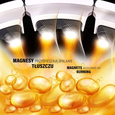 5. Hula Hop HMS HHM16 mit Magnet und Gewicht, weiß + Zähler