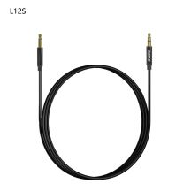 Dudao L12S AUX-Kabel Miniklinke 3,5 mm 1 m 3-polig Stereo - schwarz