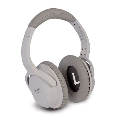 2. Lindy LH500XW Kabelgebundenes und kabelloses Kopfbügel-Headset für Anrufe/Musik, Micro-USB, Bluetooth, Grau