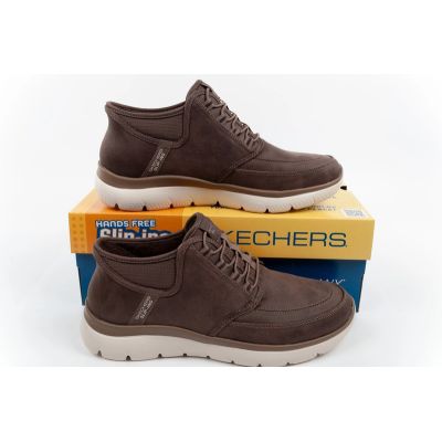 9. Skechers Herren-Schuhe Summits Siegul Slip-ins, gefüttert, braun