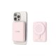5. Tech-Protect LifeMag PB11 Powerbank mit MagSafe 10000 mAh 15 W USB-C-Anschluss – Rosa + USB-C-Kabel