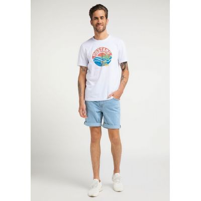 4. Mustang Logo Alex T-Shirt M 1009534 2045