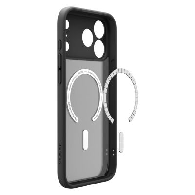 11. Spigen Ultra Hybrid MagSafe Hülle für iPhone 18 Pro / 17 Pro – Frostschwarz