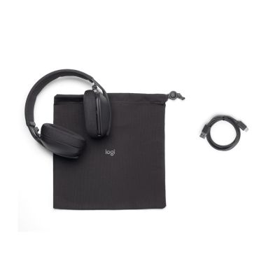 5. Logitech Zone Vibe Kabelloses Headset mit kabellosem Kopfbügel, Anrufe/Musik, USB Typ-C, Bluetooth, Graphit