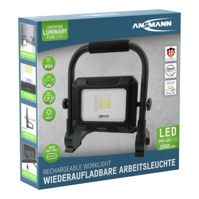 8. Ansmann FL20W-R 20 W 2000 lm Tageslichtweiße tragbare Industrieleuchte