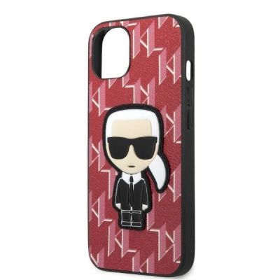 6. Karl Lagerfeld KLHCP13MPMNIKPI iPhone 13 6.1" Hardcase rot/rot Monogram Ikonik Patch