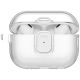 3. Uniq Glase Pro Schutzhülle für AirPods Pro 3 mit Schlossfunktion – Transparent