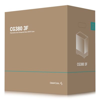 11. DeepCool CG380 3F Midi-Tower Schwarz