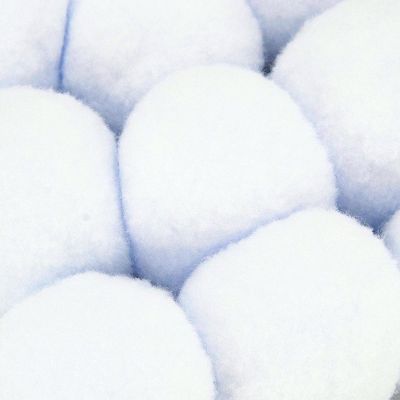 3. Künstliche Schneebälle zur Dekoration, 6 cm, 9 Stück