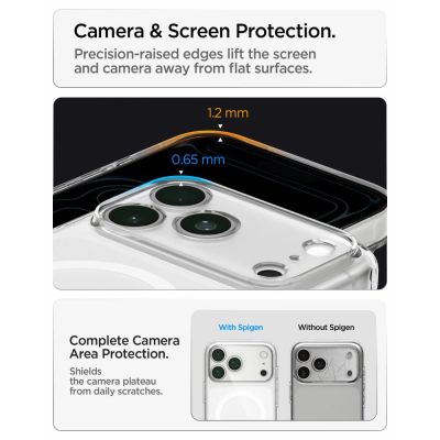 11. Spigen Ultra Hybrid MagSafe Hülle für iPhone 18 Pro Max / 17 Pro Max – Frostweiß