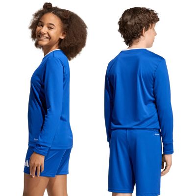 4. adidas Entrada 26 Long Sleeve Jersey Kindertrikot, blau, KF5886