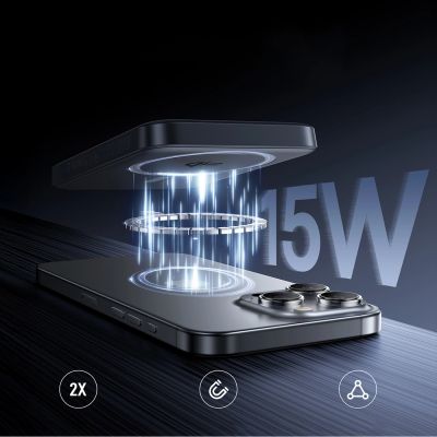 4. Baseus EnerFill FM12 10000mAh 22,5W Qi2 Powerbank MagSafe-kompatibel mit Baseus Simple USB-C 20V/3A 30cm Kabel - Schwarz