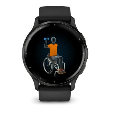 23. Garmin Venu 3 45 mm schwarze Uhr