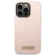 3. Guess Silikon-Logo-Platte MagSafe Hülle für iPhone 14 Pro – Pink