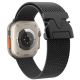 Titan-Milanaise-Loop-Armband 42/44/45/46/49 mm – schwarz
