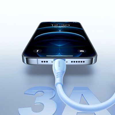 7. Joyroom S-A59 Vibrant Series 3A USB-A - Lightning Kabel 1,2 m - blau