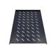 2. Extralink 1HE 750 mm Schwarz | Ablage | 19", 752 x 472 mm, Punktmontage, für 1000 mm tiefe Schränke