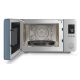 6. Smeg MOC02SBMEU Mikrowelle, blau, Kombi-Mikrowelle für die Arbeitsplatte, 27 l, 900 W