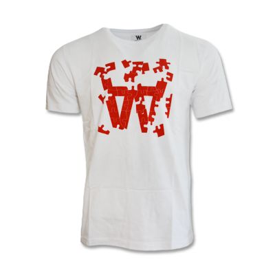 Wood Ace Puzzle T-Shirt Weiß - 10295703-2222-1