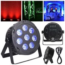 LIGHT4ME QUAD PAR 8x10W MKII RGBW LED flach