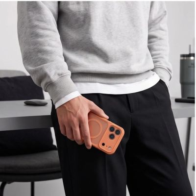 6. Tech-Protect BasicMag MagSafe Hülle für iPhone 17 Pro / 18 Pro – mattes Orange