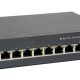 4. LevelOne GEP-1051 Switch - Intelligent - 8 x 10/100/1000 (PoE+) + 2 x Gigabit SFP - Desktop, Rackmontage - PoE+ (70W)