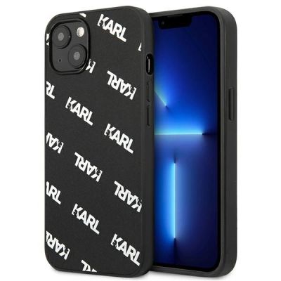 Karl Lagerfeld Allover Case für iPhone 13 mini - Schwarz