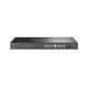 TP-Link TL-SG2218P L2/L2+ Gigabit-Ethernet-Switch (10/100/1000) mit PoE-Unterstützung, 1 HE, Schwarz