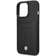 6. Hülle BMW BMHCP14X22RSEPK iPhone 14 Pro Max 6.7" schwarz/schwarz Leder Kartenfach