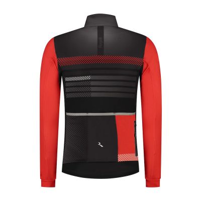 2. Rogelli STRYDE Langarmshirt, schwarz-rot, Größe 3XL