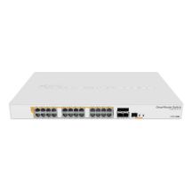 Mikrotik CRS328-24P-4S+RM Netzwerkverbindungen Managed L2/L3 Gigabit Ethernet (10/100/1000) PoE-Unterstützung 1 HE Weiß