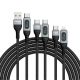 8. Dudao USB Type C - Lightning Kabel Schnellladung PD 20W 1m Schwarz (L7MaxL)