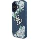2. Guess Grained Roses Big 4G Logo Hülle für iPhone 16 - Blau