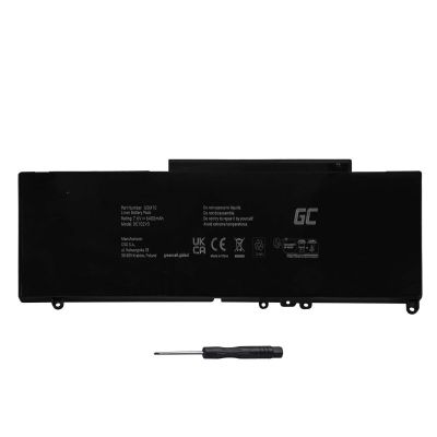 3. GREEN CELL BATTERIE DE102V3 G5M10 0OUT 2 FÜR DELL LATITUDE E5250 E5450 E5550 6200 mAh 7,6 V